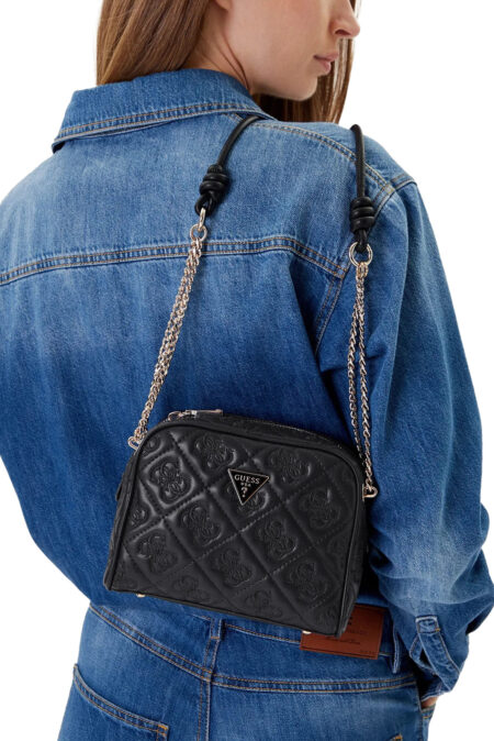 Guess Τσάντα Χιαστί Adelasia Camera Crossbody Bag (HWQL9658140-BLA)