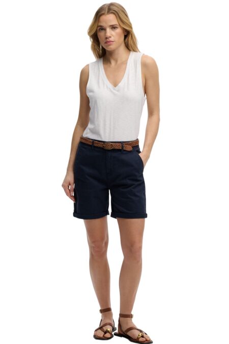 Superdry Γυναικεία Αμάνικη Μπλούζα V Neck (W6012173A-01C)