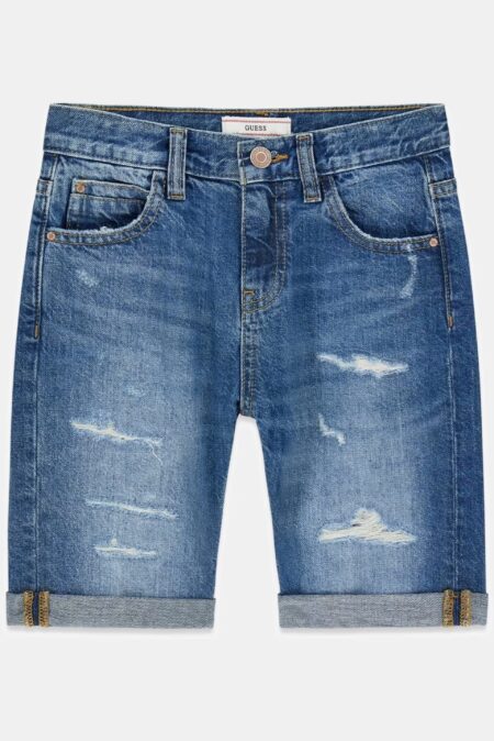 Guess Παιδική Βερμούδα Denim Linen Rigid Boy (L6GD06D41E0-CBAY)