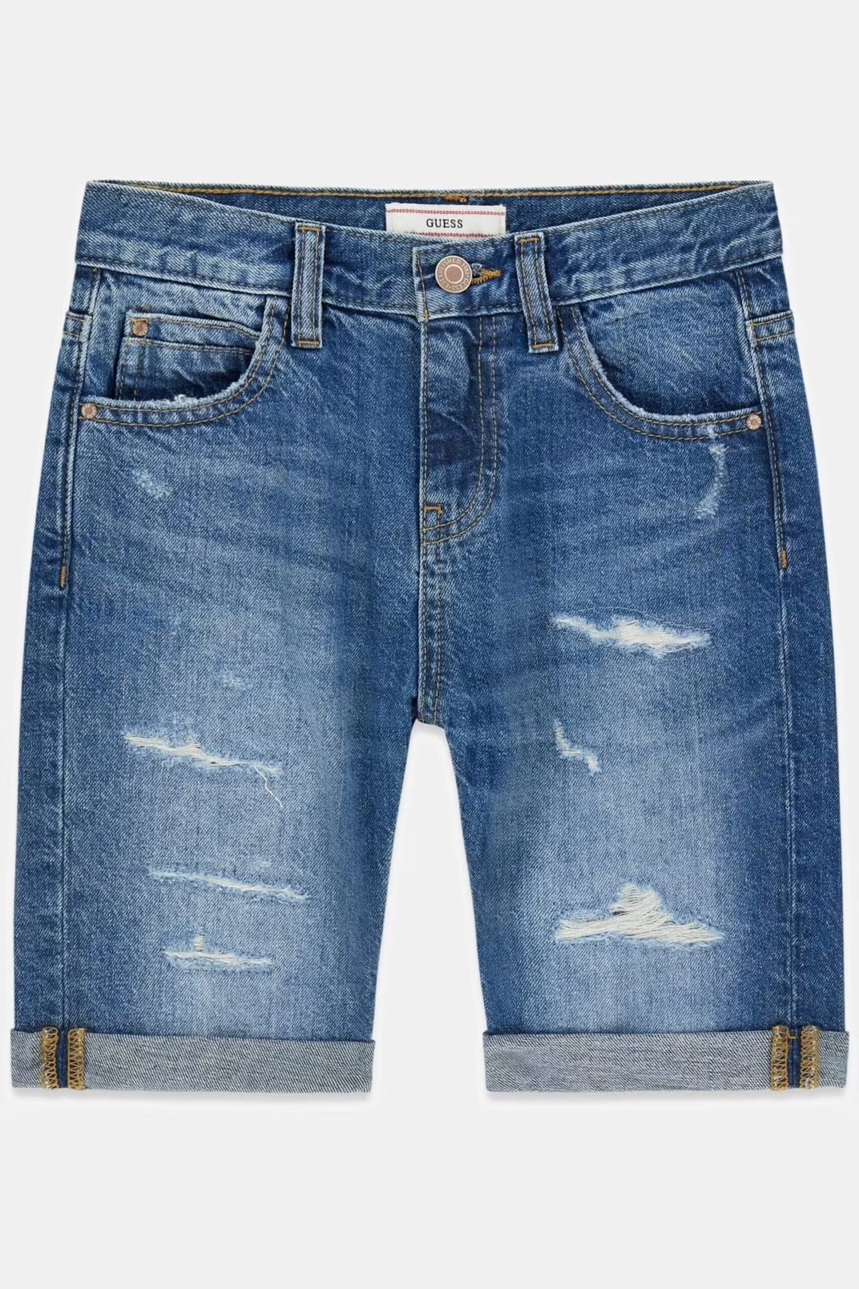 Guess Παιδική Βερμούδα Denim Linen Rigid Boy (L6GD06D41E0-CBAY)