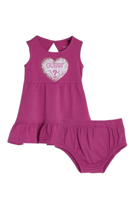 Guess Βρεφικό Αμάνικο Φόρεμα Με Σλιπάκι Βεραμάν Girl (A6GK07K6YW4-G4A2) _02