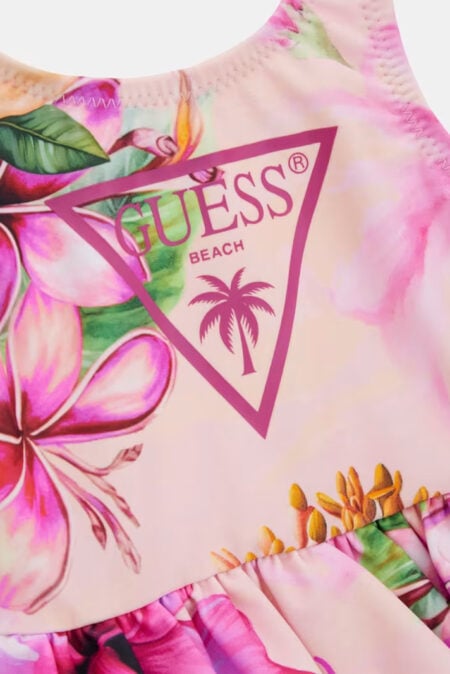 Guess Βρεφικό Ολόσωμο Floral Μαγιό Girl (A6GZ00MC052-P9LB)