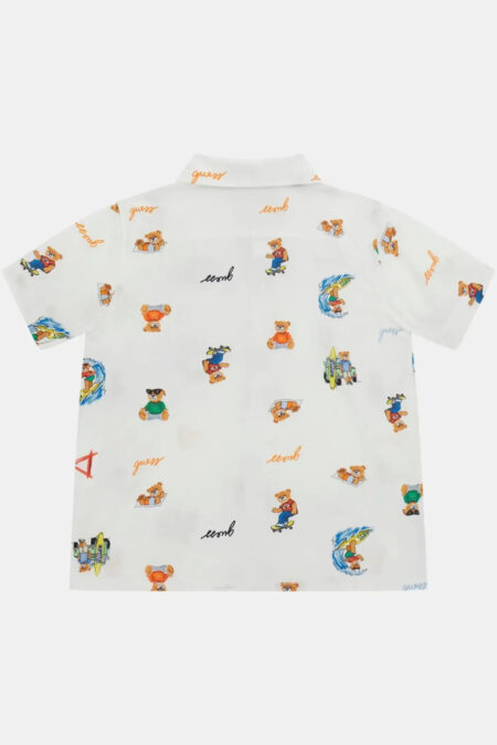 Guess Βρεφικό Πουκάμισο Poplin Αγόρι (N5GH05WBHQ1-P77I) 2