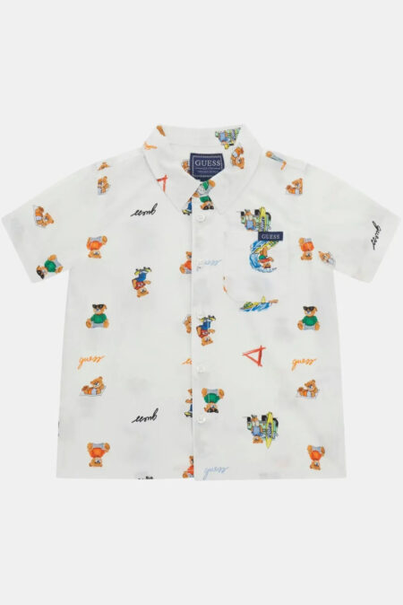 Guess Βρεφικό Πουκάμισο Poplin Αγόρι (N5GH05WBHQ1-P77I) 2