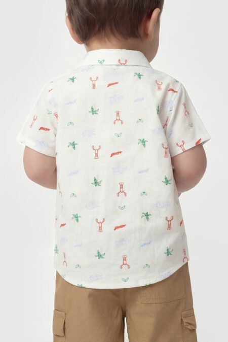 Guess Βρεφικό Πουκάμισο Εμπριμέ Poplin Αγόρι (N6GH01WBHQ1-F866)