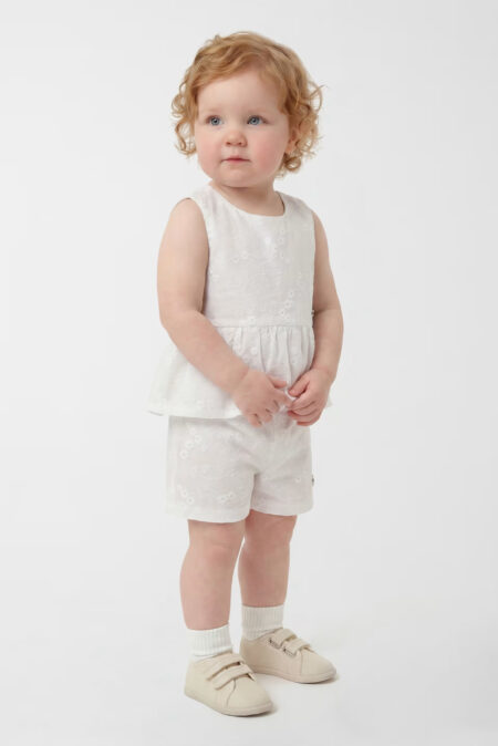 Guess Βρεφικό Σετ Top Και Σορτς Κορίτσι (A6GG06WH710-G011)