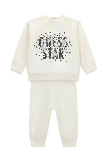 Guess Βρεφικό Σετ Φούτερ Και Παντελόνι Active Girl (A6RG03KA6R4-G012)