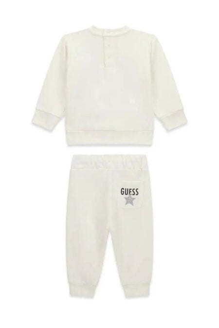Guess Βρεφικό Σετ Φούτερ Και Παντελόνι Active Girl (A6RG03KA6R4-G012)