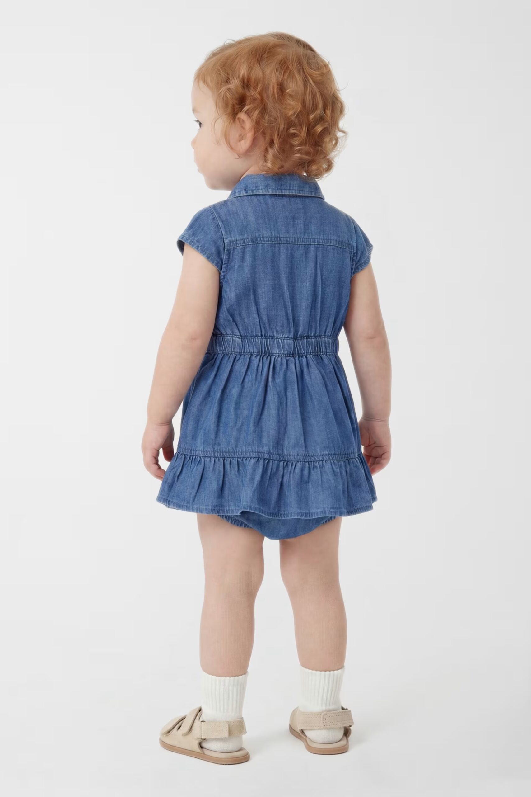 Guess Βρεφικό Σετ Φόρεμα Με Βρακάκι Denim Κορίτσι (A6GK09D3X30-MSBW)