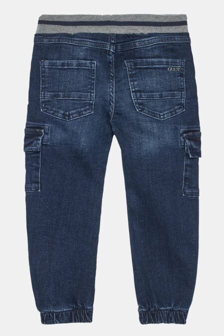 Guess Βρεφικό Τζιν Παντελόνι Comfort Pull Cargo Αγόρι (N5YA07D46T0-DDBO) 2
