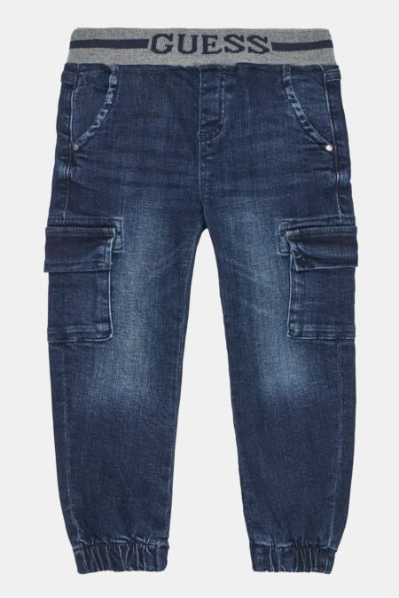 Guess Βρεφικό Τζιν Παντελόνι Comfort Pull Cargo Αγόρι (N5YA07D46T0-DDBO) 2