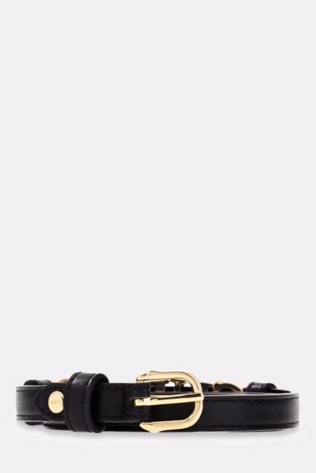 Guess Γυναικεία Ζώνη Μαύρη Με Λογότυπο Adjustable (BW9324P6115-BLA)