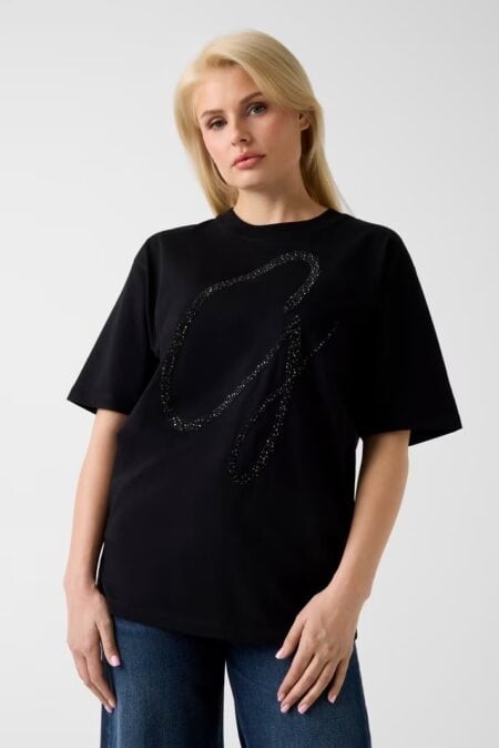 Guess-Γυναικεία-Κοντομάνικη-Μπλούζα-Oversize-Maxi-Studs-_W6GI39K3478-JBLK_