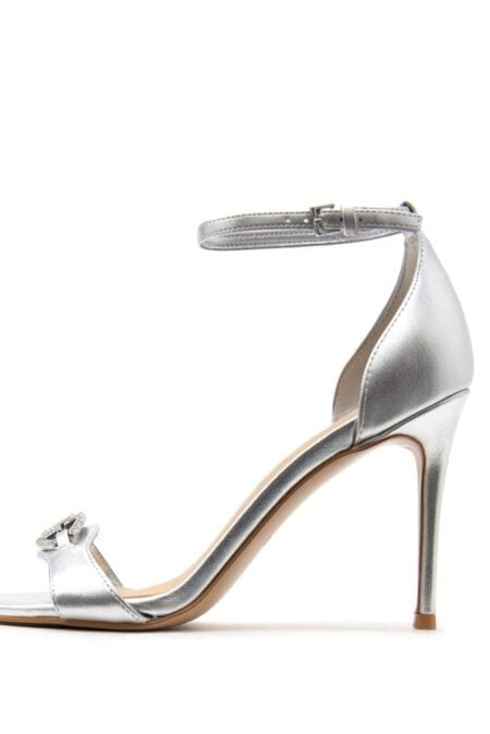 Guess Γυναικεία Πέδιλα Kabrinaa High Heel Sandals (FLJKBBLEL03-SIL)