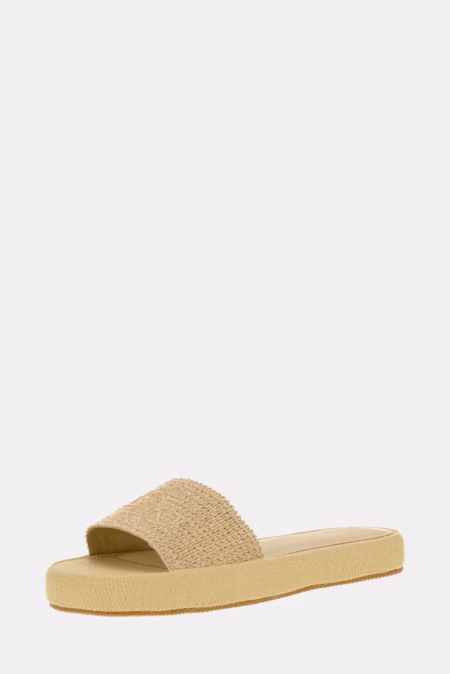 Guess Γυναικεία Σαγιονάρα Textured Raffia Sandal (E6GZ08WQ730-G1G1)