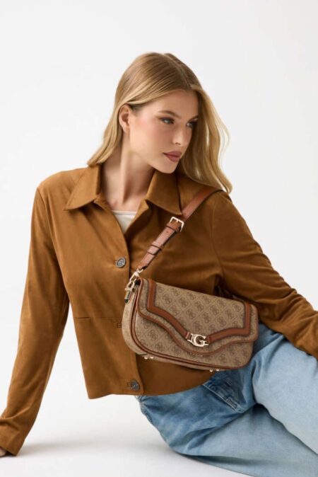 Guess Γυναικεία Τσάντα Ώμου Dea Crossbody (HWSG7993200-LTL)