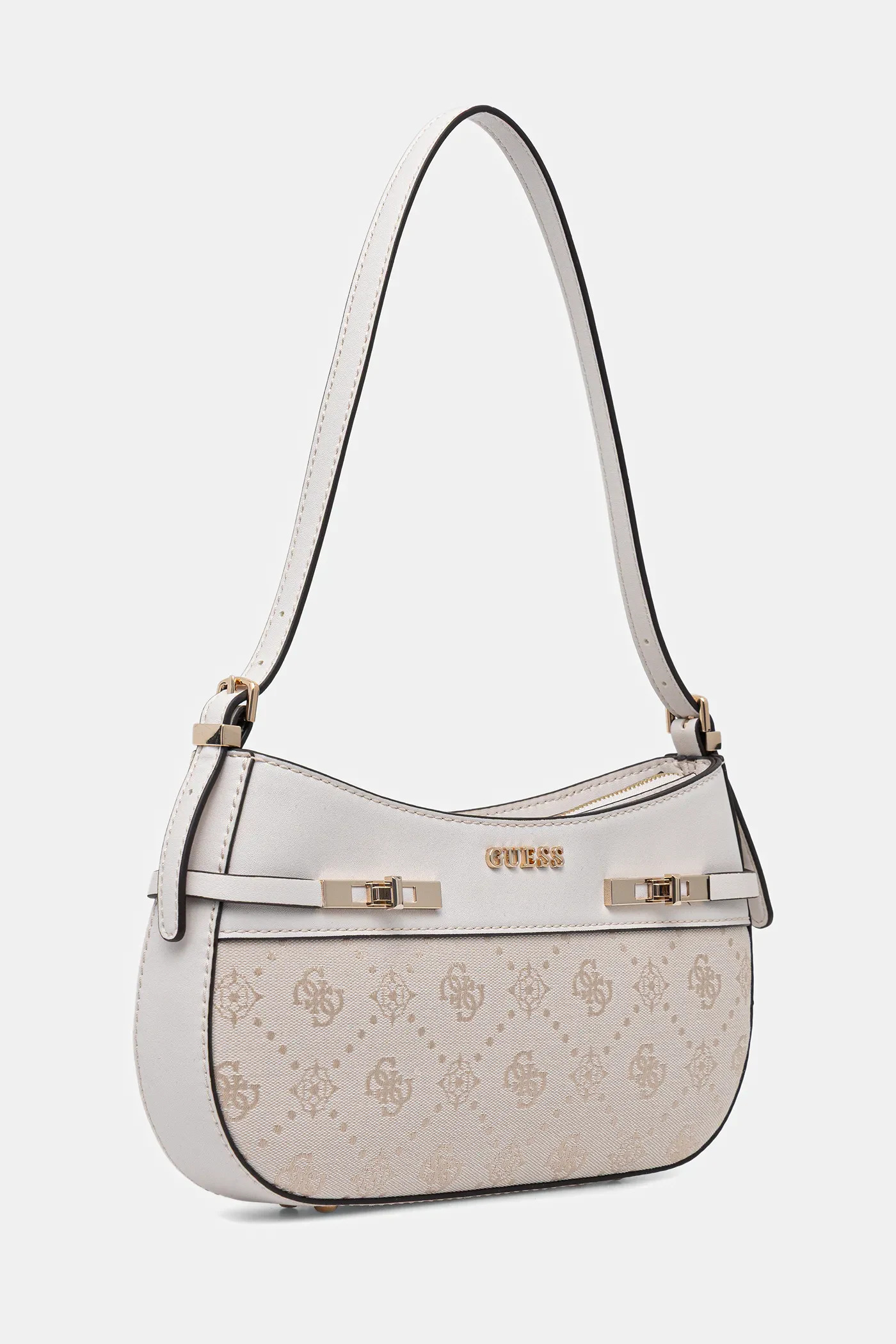 Guess Γυναικεία Τσάντα Ώμου Melinda Logo Shoulder (HWJP9902170) 4