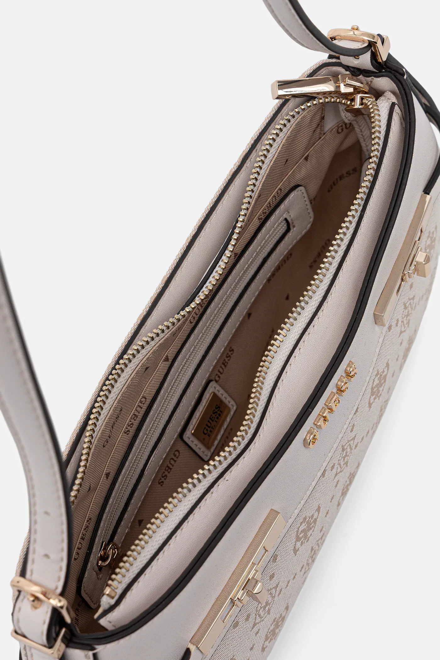 Guess Γυναικεία Τσάντα Ώμου Melinda Logo Shoulder (HWJP9902170-OFL) - Image 2