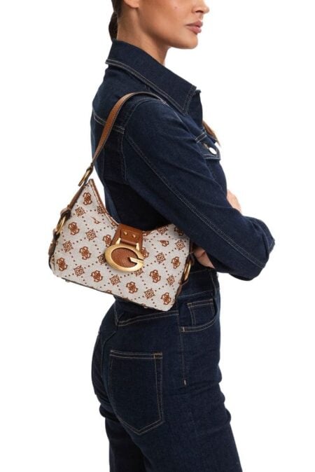 Guess Γυναικεία Τσάντα Ώμου Mini Camden Shoulder (HWJB9308720-COL)