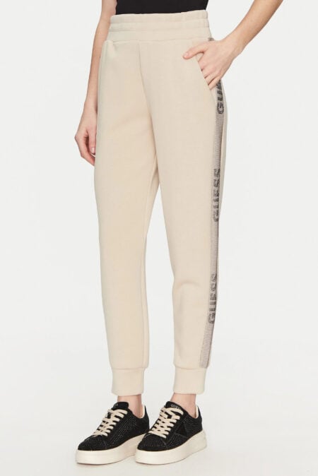 Guess Γυναικείο Παντελόνι Φόρμας Scuba Victoire Logo Jogger (W5RB00KBYE2-G9N9)
