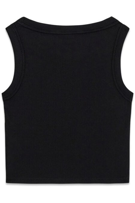 Guess Παιδική Αμάνικη Μπλούζα Rib Crop Top Κορίτσι (J6GI36K8RT2-JBLK) 1