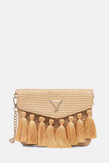 Guess Παιδική Τσάντα Χιαστί Staw Bag Girl (J6GZ17WO680-G1M5)