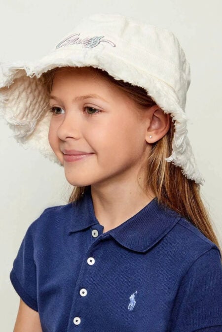 Guess Παιδικό Καπέλο Wide Brim Με Λογότυπο Κορίτσι (J6GZ21WO740-G1EY)
