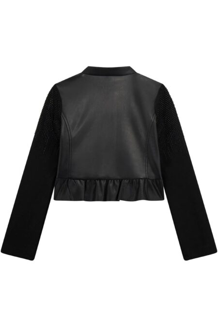 Guess Παιδικό Μαύρο Jacket Leather Girl (J5RL12WFV60-JBLK)
