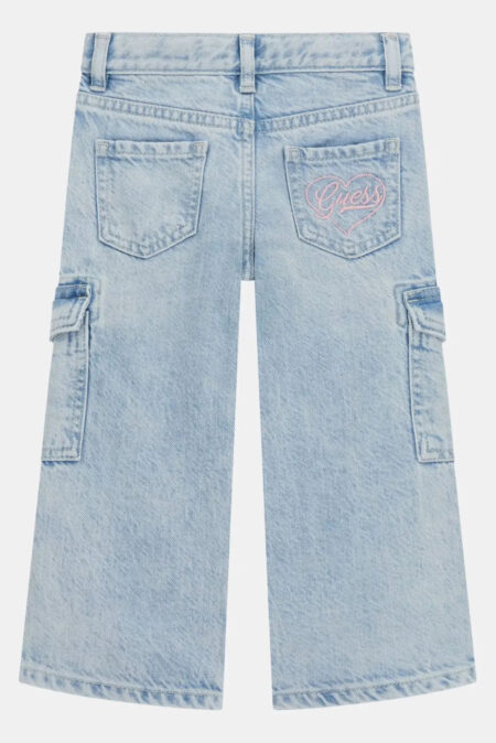Guess Παιδικό Παντελόνι Denim Cargo Κορίτσι (K5GA00D4MU2-BCTT)