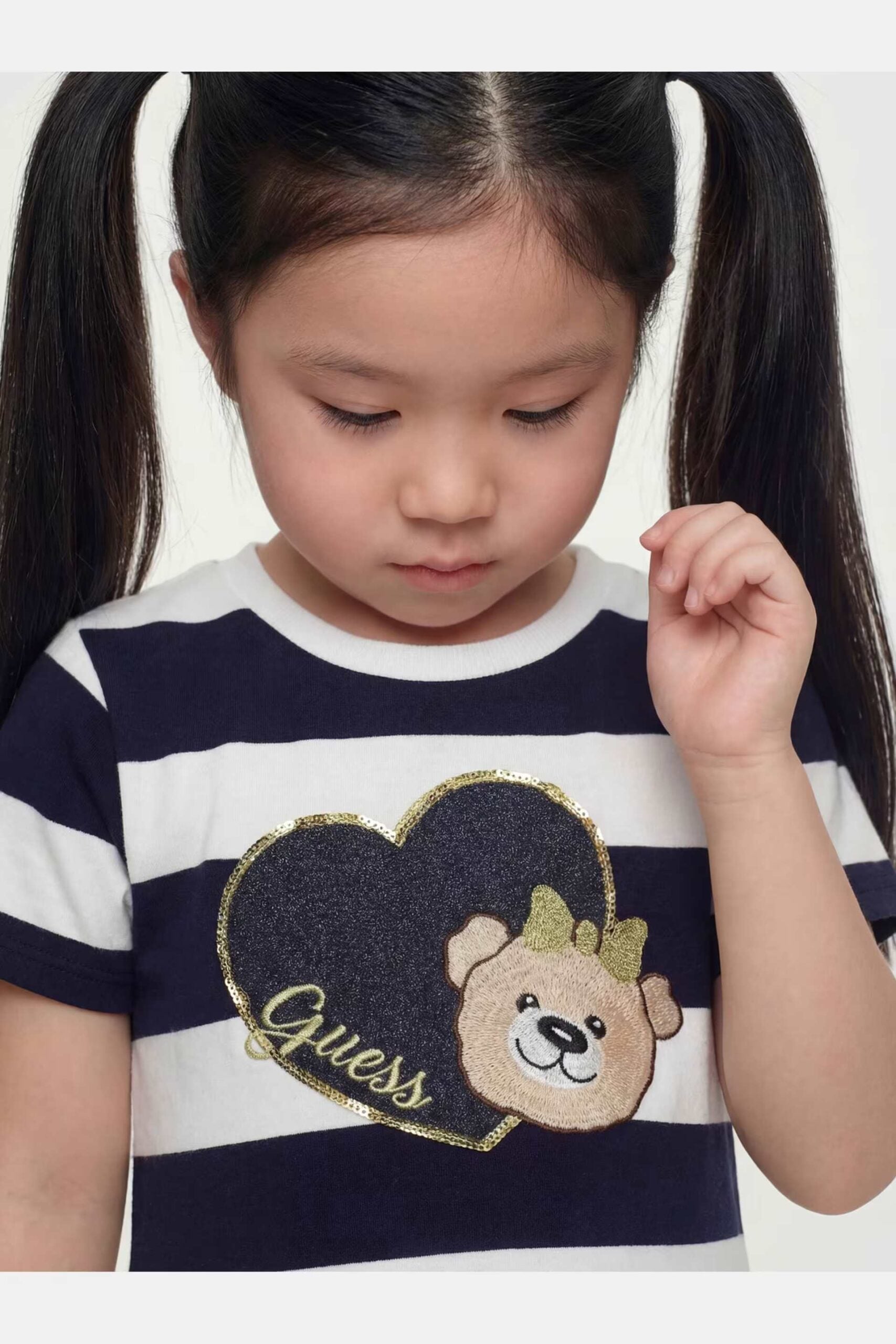 Guess Παιδικό Φόρεμα French Terry Girl (K6GK07KBOR4-S742)