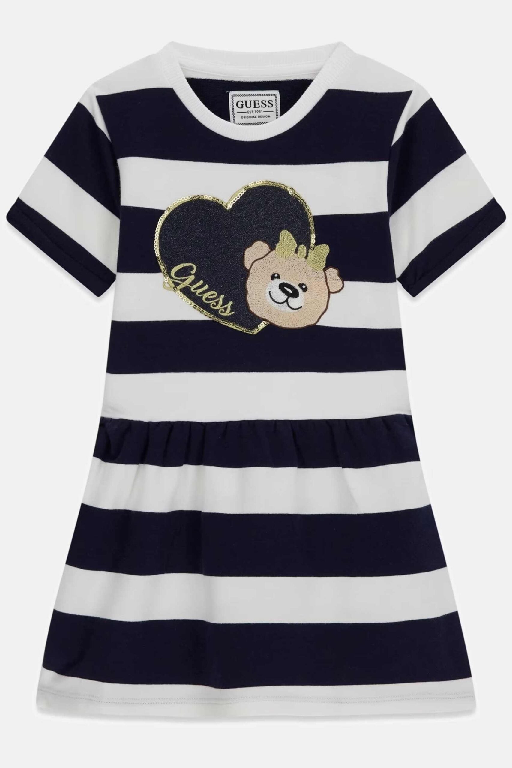 Guess Παιδικό Φόρεμα French Terry Girl (K6GK07KBOR4-S742)