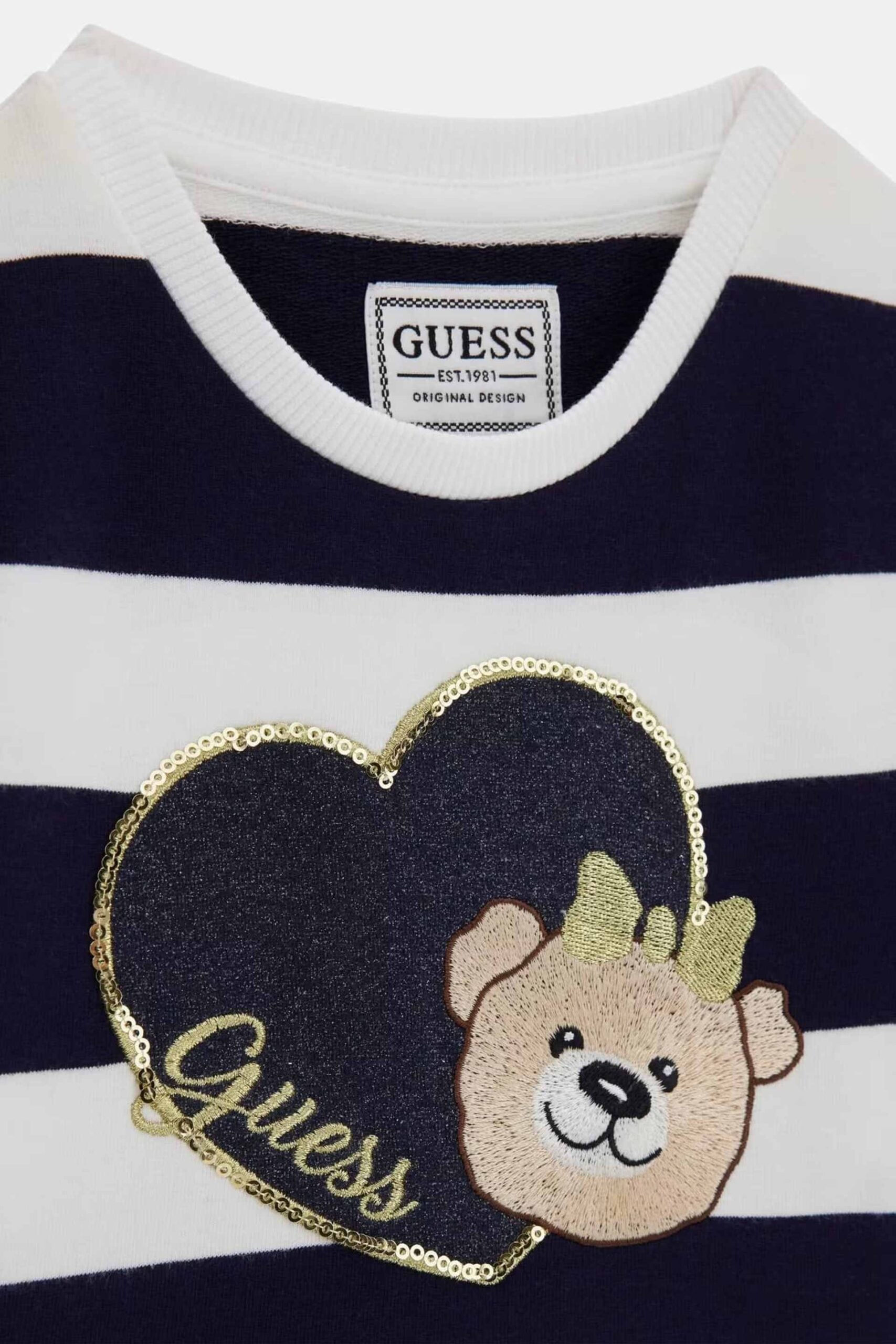 Guess Παιδικό Φόρεμα French Terry Girl (K6GK07KBOR4-S742)