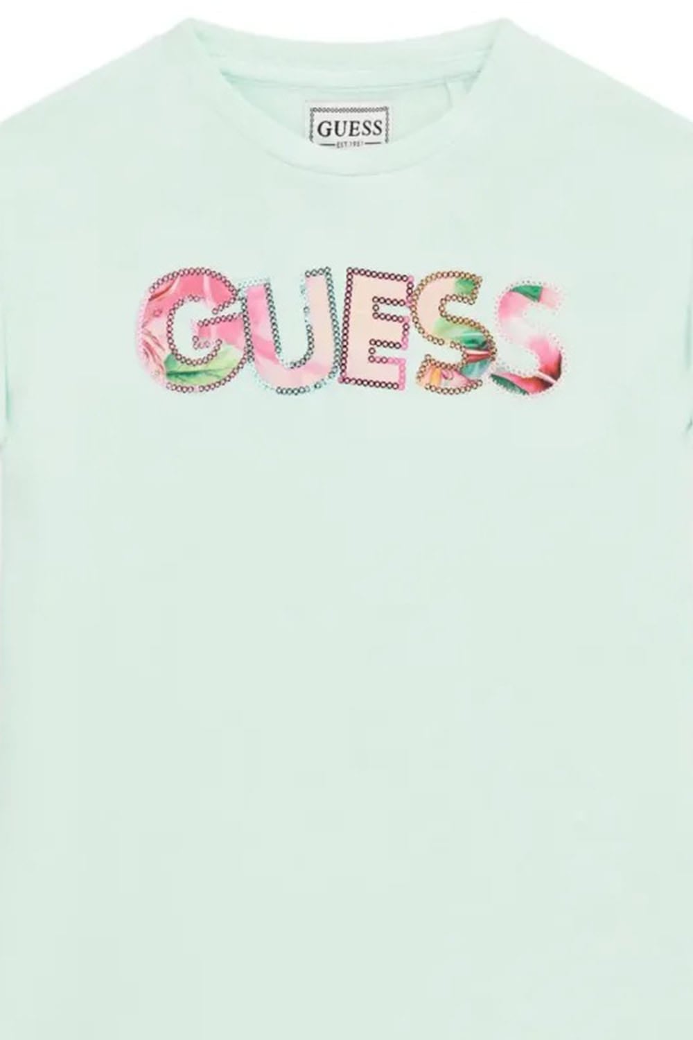 Guess Παιδικό Φόρεμα Με Λογότυπο Παγιέτες Stretch Baby Terry Girl (K6GK10KAE24-G7FK)