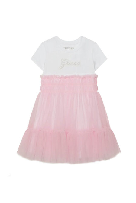 Guess Παιδικό Φόρεμα Φούξια Από Τούλι Azalea Girl (K6RK00K6YW0-A61T)