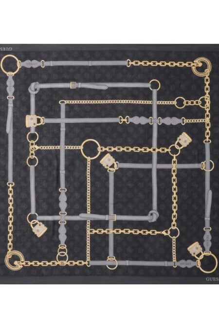 Guess Γυναικείο Φουλάρι Emelie Logo Kefiah (AW5482MOD03-BLO)