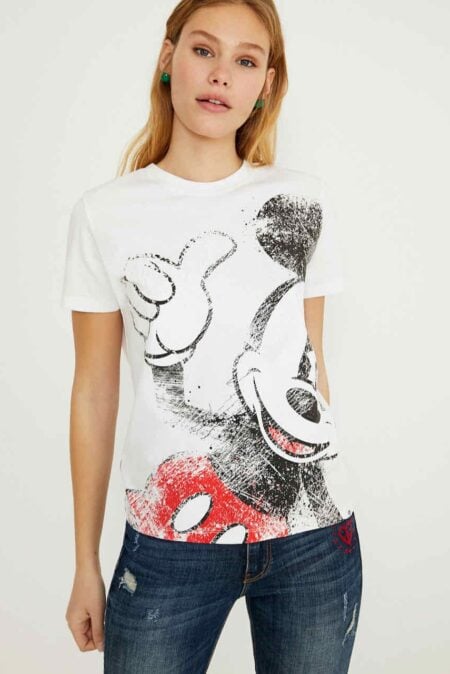 Desigual Κοντομάνικο T-shirt Mickey (21SWTKCZ-1000)