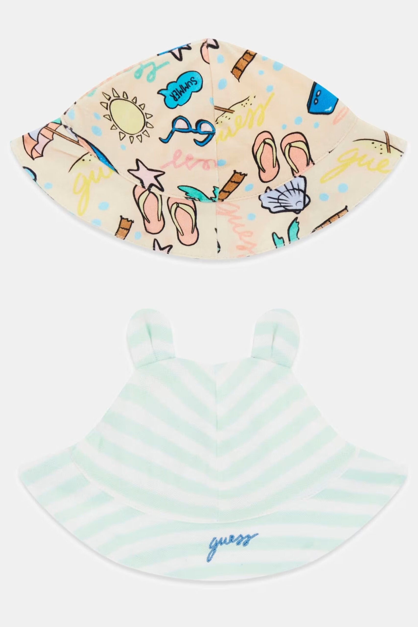 Guess Βρεφικό Καπέλο Σετ 2 Bucket Hat Unisex (H6GZ08KF891-S808)
