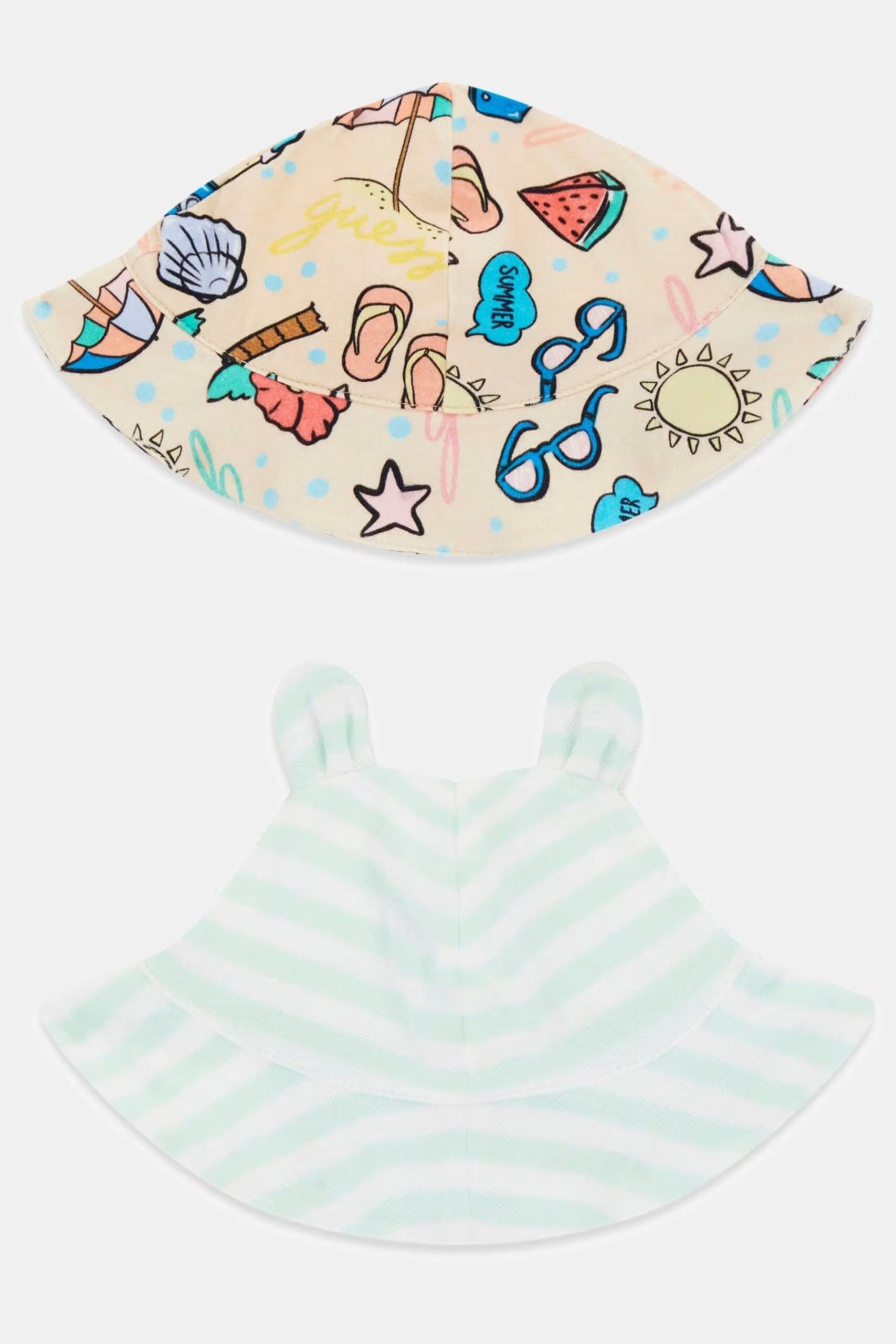 Guess Βρεφικό Καπέλο Σετ 2 Bucket Hat Unisex (H6GZ08KF891-S808)