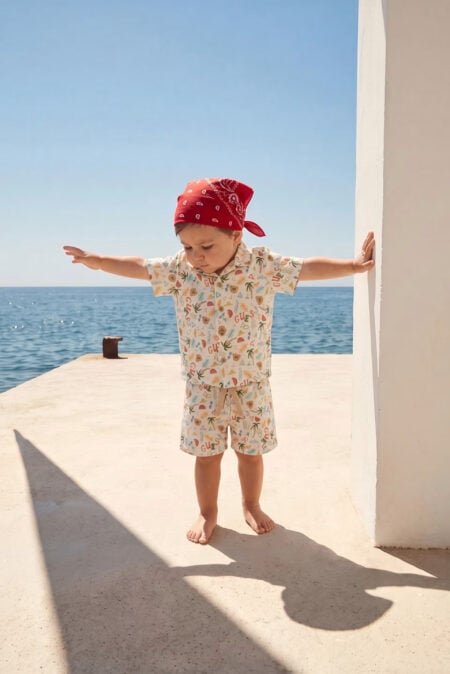 Guess Βρεφικό Σετ Πουκάμισο Και Σορτς Αγόρι (I6GG09WO730-PMEE)