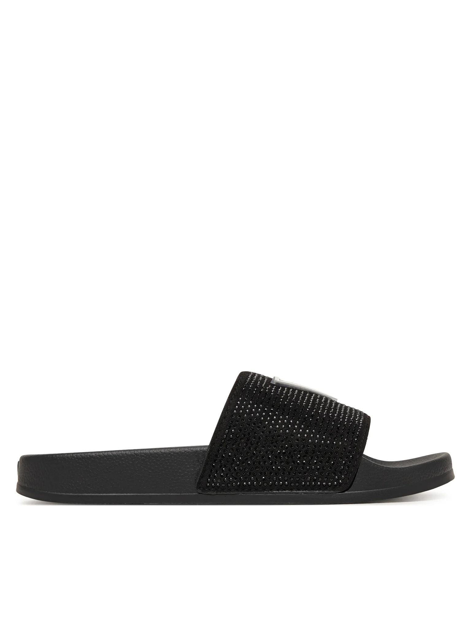 Guess Γυναικεία Σαγιονάρα Beach Slippers Rhinestones (E6GZ16BB00F-JBLK)