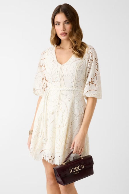 Guess Γυναικείο Μίνι Φόρεμα Κεντημένο Emb Vida (W6GK91W2162-G1O6)