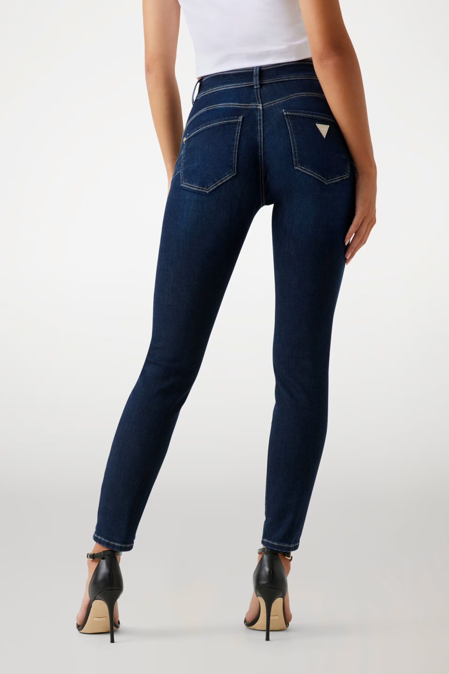Guess Γυναικείο Τζιν Παντελόνι Shape Up Skinny Fit (W5RA34D5PY1-TWPL)