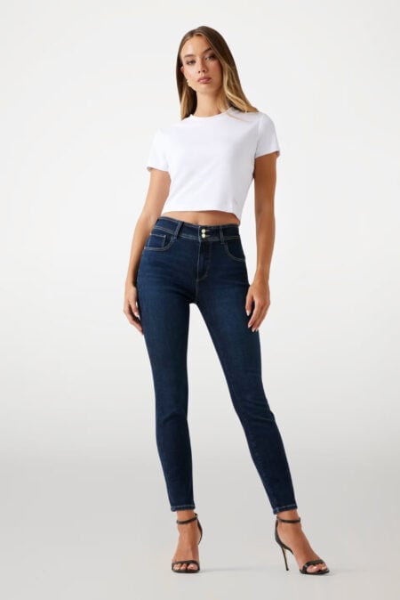 Guess Γυναικείο Τζιν Παντελόνι Shape Up Skinny Fit (W5RA34D5PY1-TWPL)