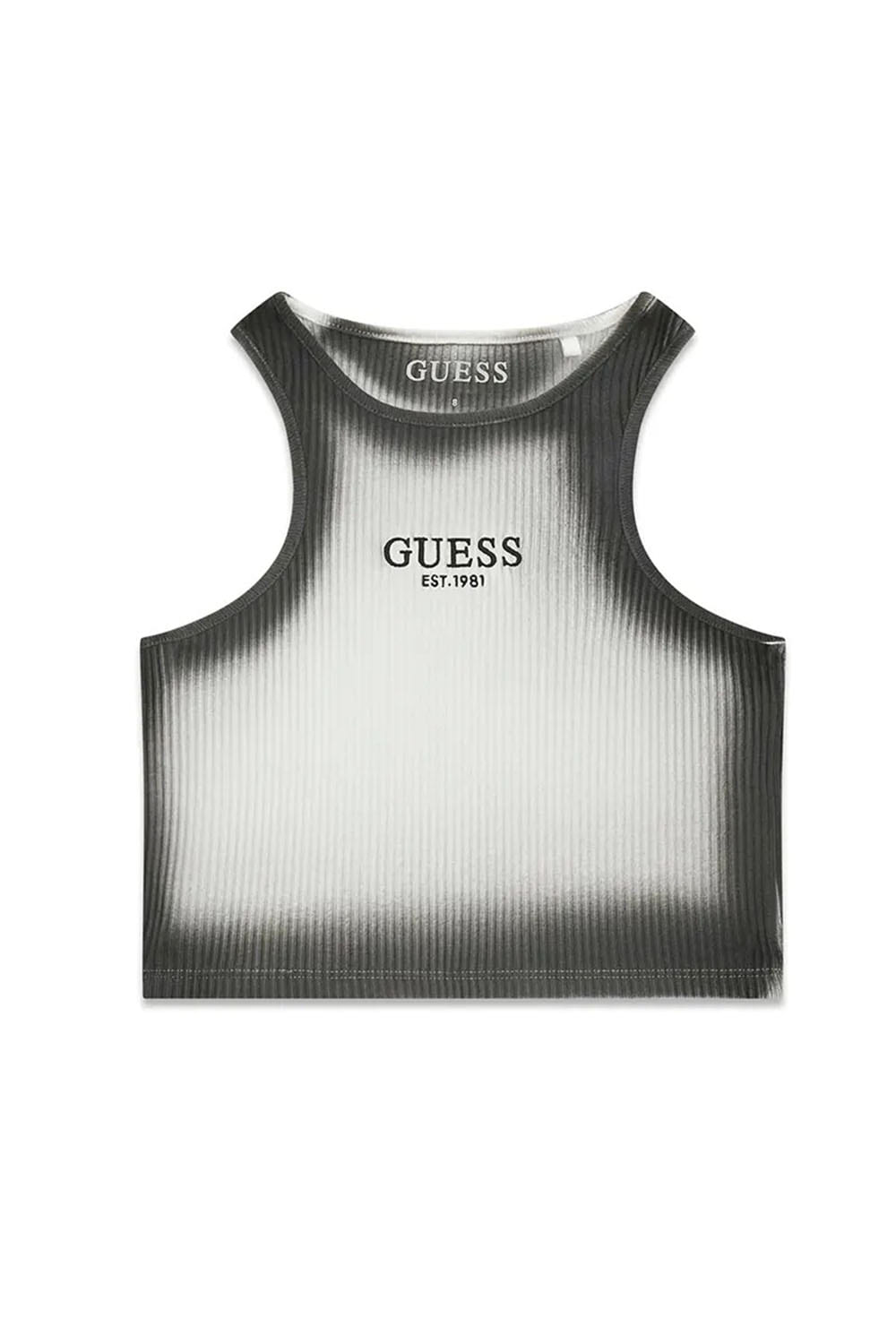 Guess Παιδική Αμάνικη Μπλούζα Rib Tank Top Γκρι Girl (J6GI22KCSK4-JBLK)