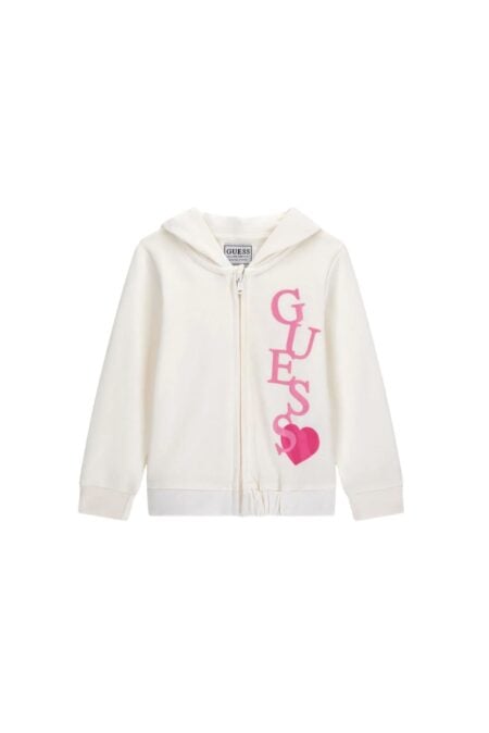 Guess Παιδική Ζακέτα Active Λευκό Girl (K6RQ01KA6R4-G012)