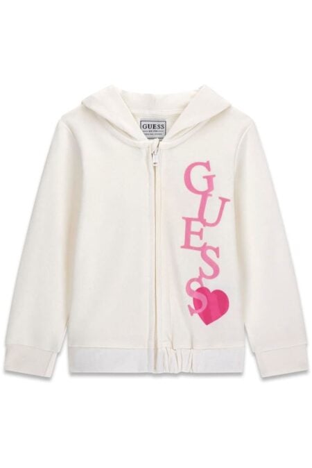 Guess Παιδική Ζακέτα Active Λευκό Girl (K6RQ01KA6R4-G012)