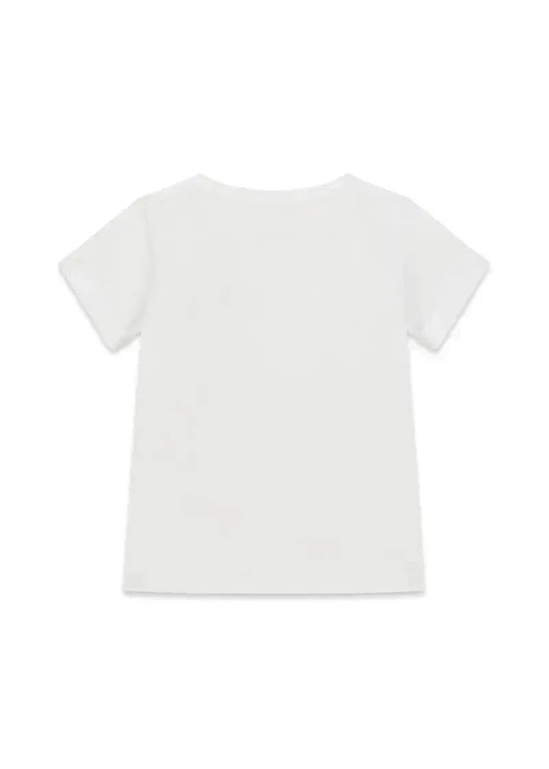 Guess Παιδική Κοντομάνικη Μπλούζα Με Λογότυπο High Low Girl (K6GI05K6YW4-G011)