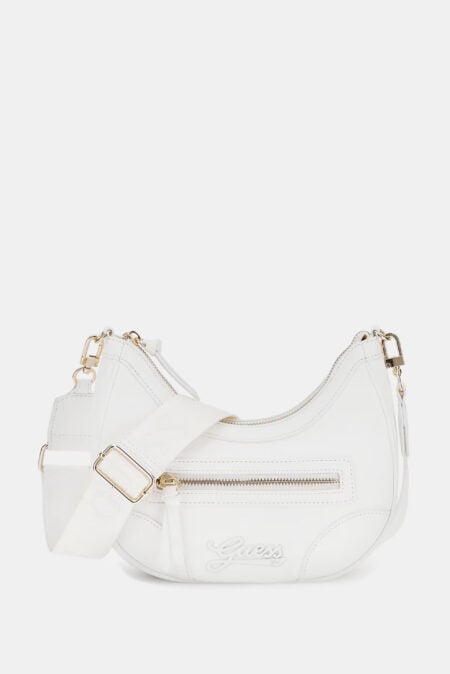 Guess Παιδική Τσάντα Hobo Crossbody Λευκό Κορίτσι (J5YZ05WGVT0-G012)