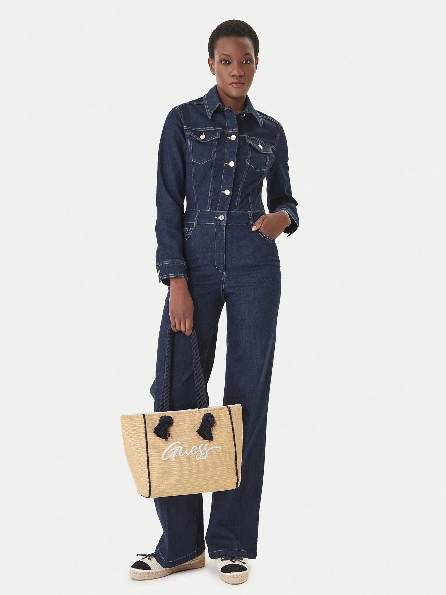 Guess Παιδική Τσάντα Staw Tote Bag Κορίτσι (J6GZ20WO680-F7PI)