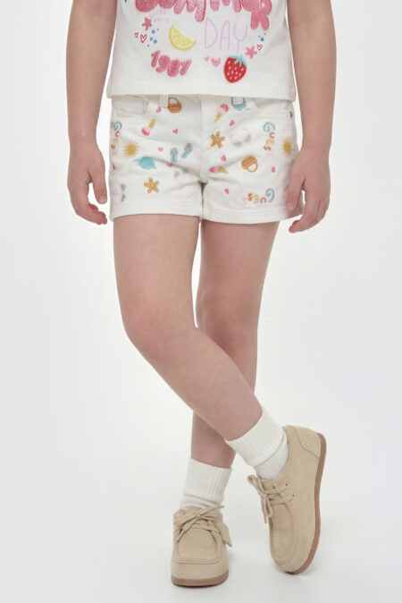 Guess Παιδικό Denim Σορτς Με Κεντήματα Κορίτσι (K6GD09WH630-FMAN) 1